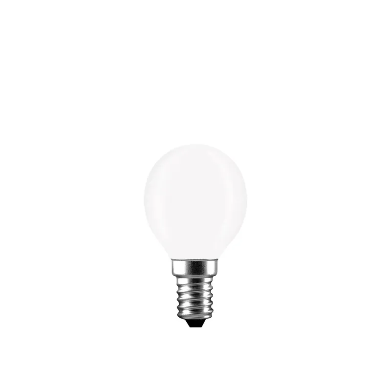 Lampadina LED filamento mini sfera milky Ledbyled E14 5W 600 lumens Rechtstreeks Van De Fabrikant