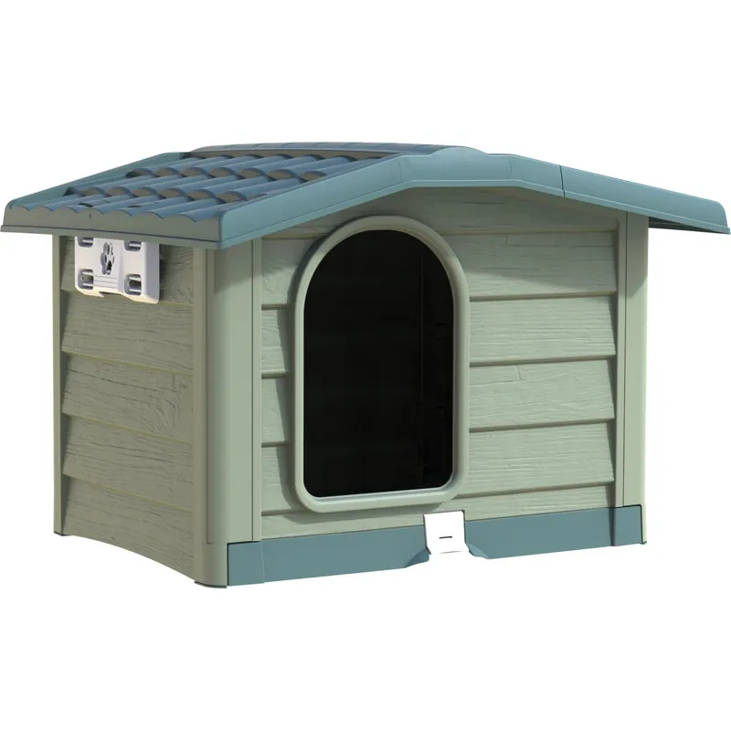 Seizoensaanbieding Cuccia per cani Bungalow Large verde 110x94x77 cm