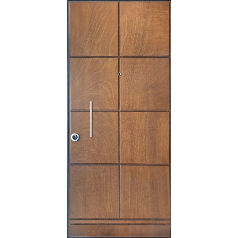 Porta blindata Externa 80x210 cm noce medio apertura dx Aanbieding