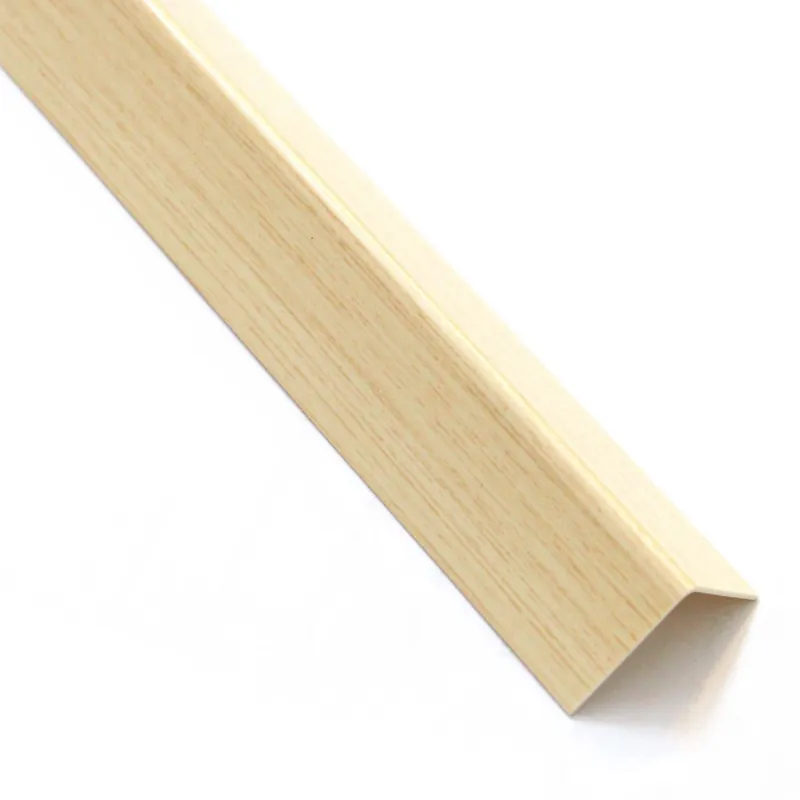 Laatste Kans Profilo angolare a L adesivo 1 m 11x11 mm in pvc legno chiaro