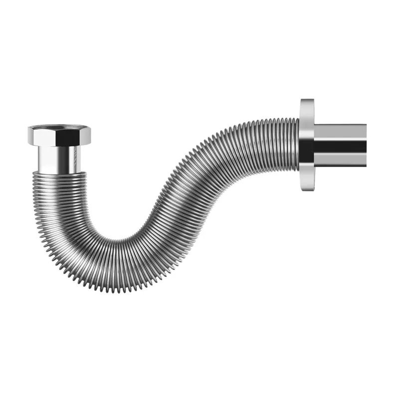 Finale Uitverkoop Tubo di scarico flessibile estensibile 1" x 26 in acciaio inox