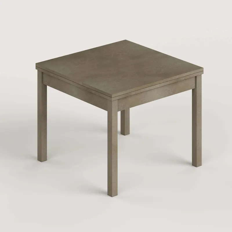 Tavolo raddoppiabile Firenze argilla 90x90x77 cm Aanbieding