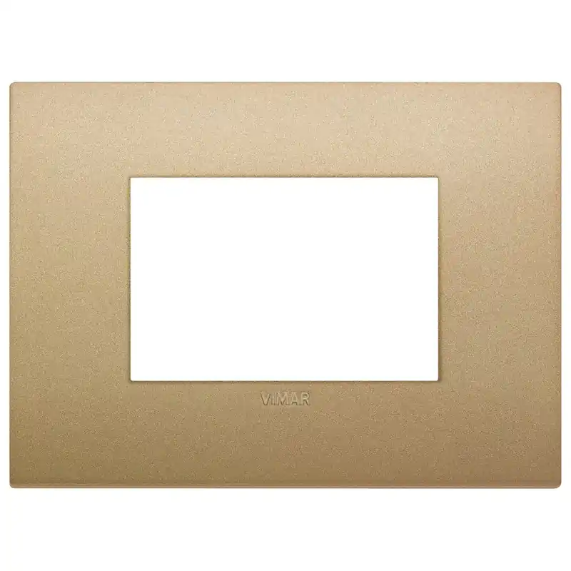 Exclusieve Aanbieding Placca tre moduli Vimar Classic oro matt