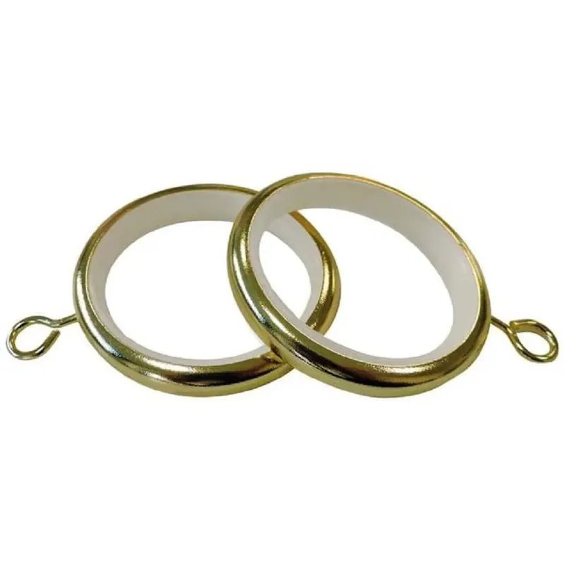 Anelli tenda Ø 28 mm ottonati lucidi 8 pz Dagaanbieding