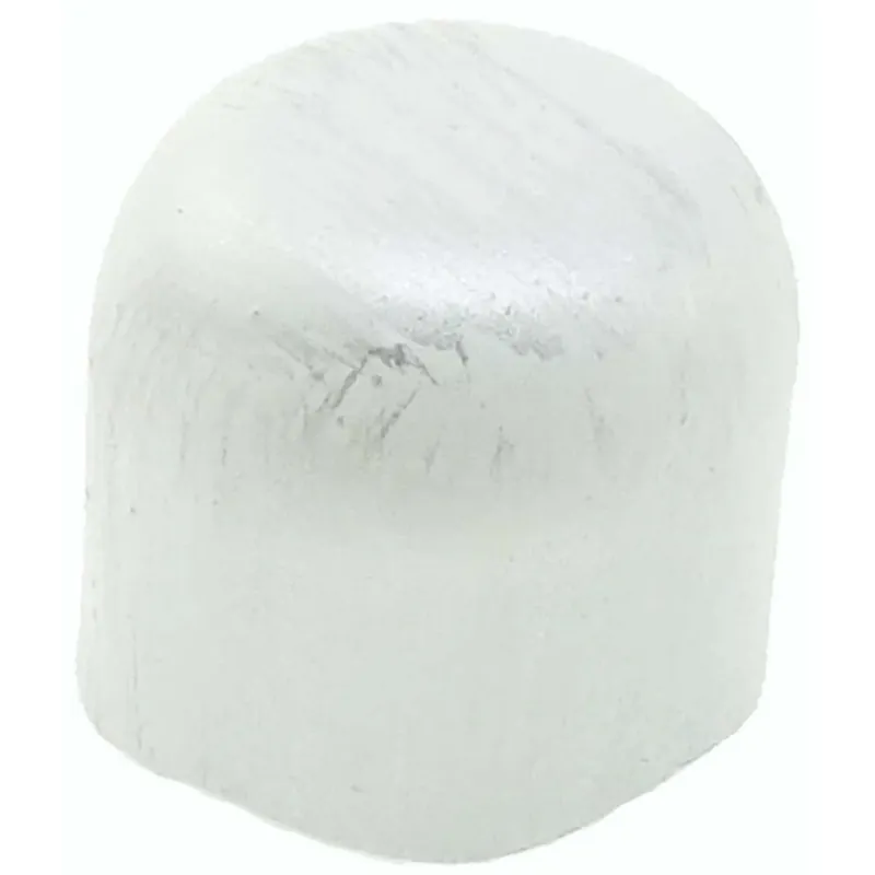 Pomello per bastone tenda a tappo Ø 20 mm bianco argento Aanbieding
