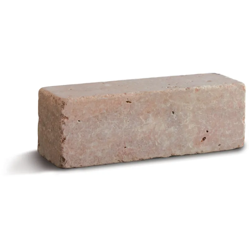 Gecertificeerd Blocchetto travertino rosa 20x10x5cm
