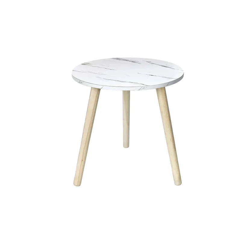 Favoriet Tavolino in mdf effetto marmo Ø 39xH40 cm