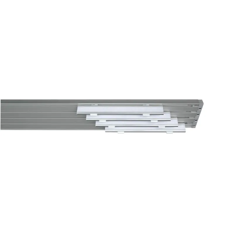 Koop Vandaag Binario per tenda pannello in alluminio 225 cm grigio