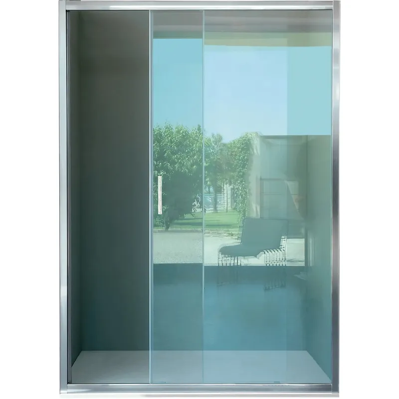 Rechtstreeks Van De Fabrikant Porta doccia scorrevole 2 ante Orchestra trasparente cromo 137 cm - 141 cm