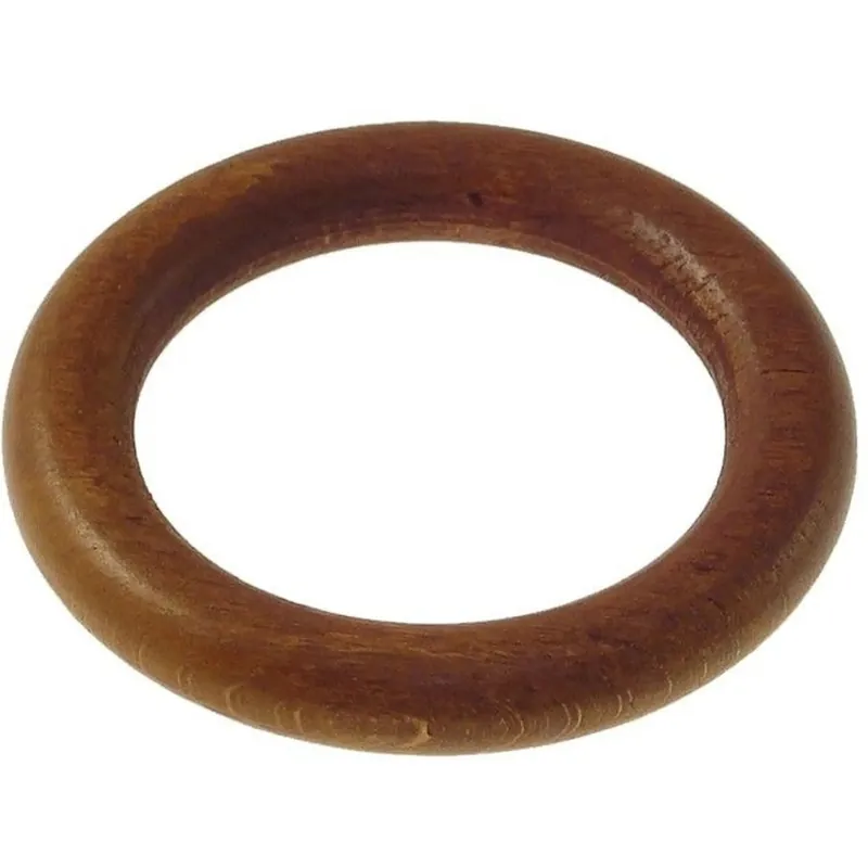 Anello in legno per bastone tenda ciliegio Ø 35 mm 8 pz Uitverkoop