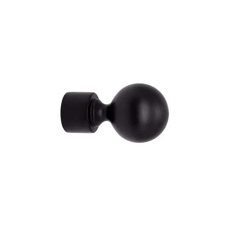 Lage Kosten Supporto bastone tenda boccia nero Ø13 mm