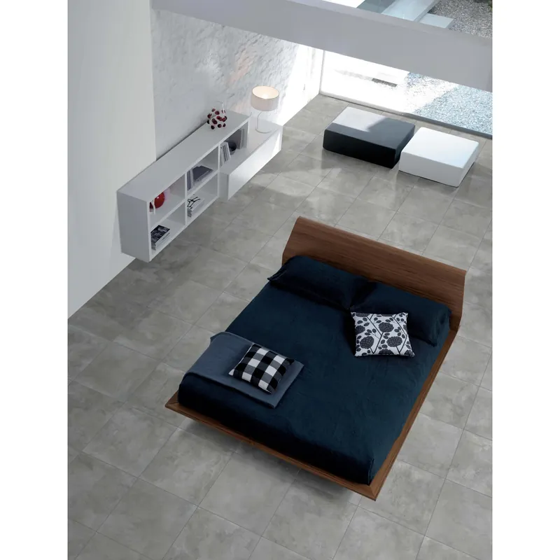 Shop Nu Piastrella in gres porcellanato Emotion grigio chiaro 60x60 cm 1,8 m²