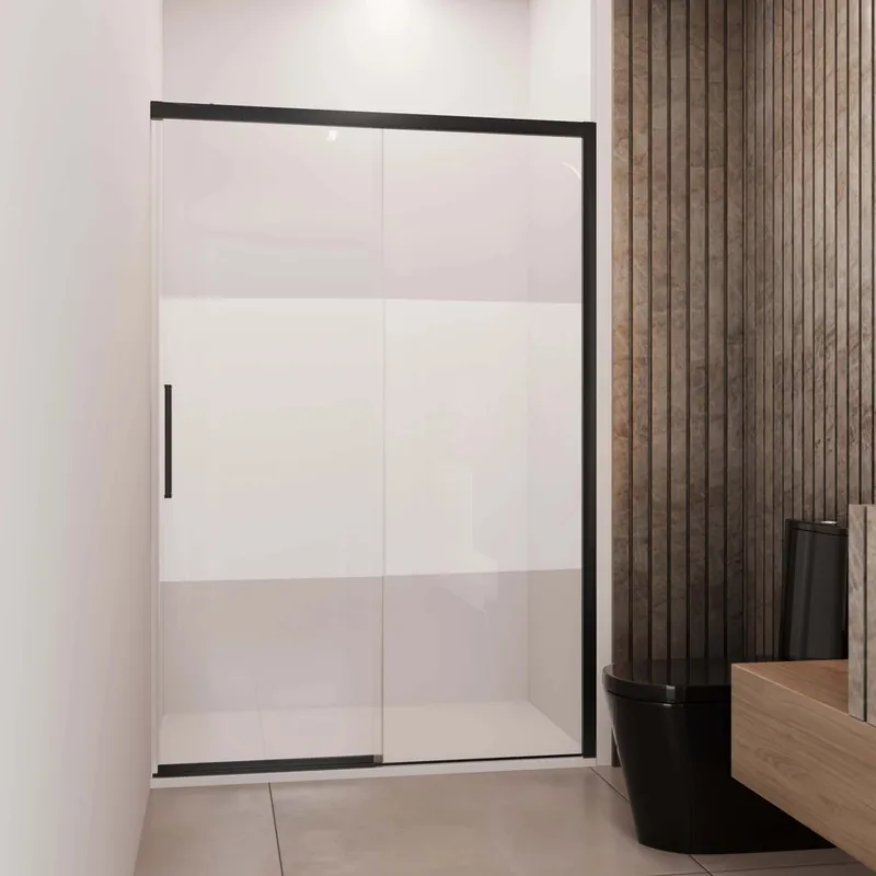 Voordeelprijs Porta scorrevole dx doccia Lux 117/120 cm nero opaco