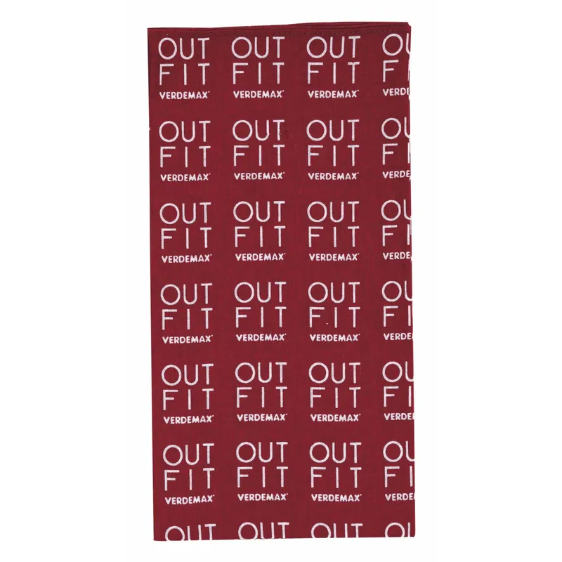 Bandana unisex Verdemax rosso one size Shop Nu