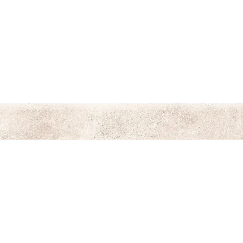 Seizoensaanbieding Battiscopa in gres porcellanato Calcis cream 7,5x60 cm
