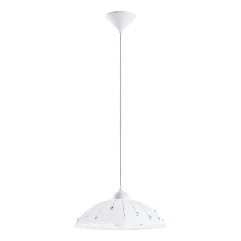 Uitverkoop Lampadario a sospensione Vetro E27 60W Ø35xH110 cm