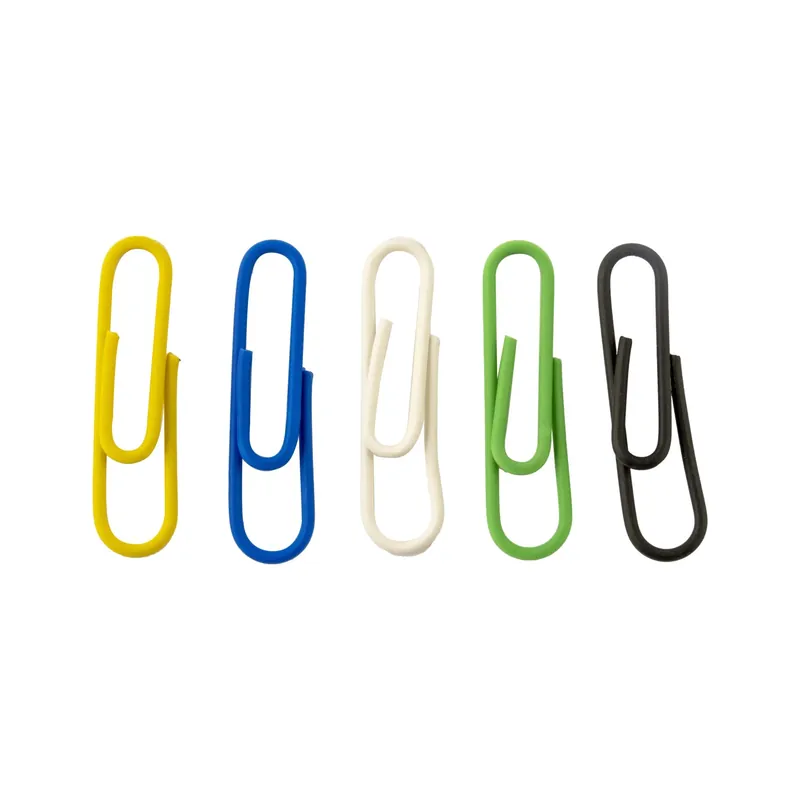 Graffette per fogli in acciaio plastificato colori assortiti 26 mm 100 pz Direct Beschikbaar