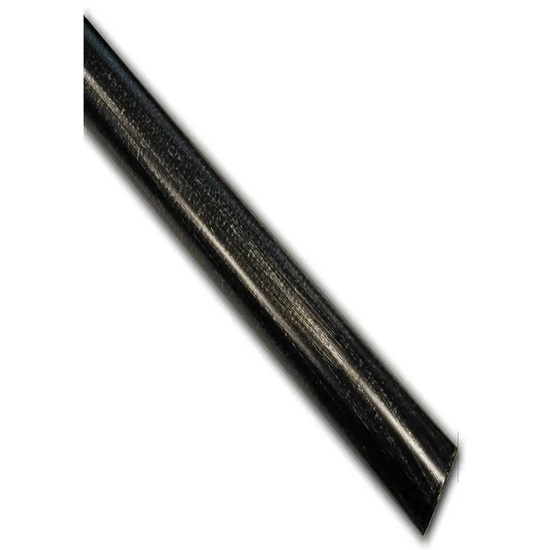 Bastone per tenda Ø 20 mm 240 cm ferro battuto nero argento Beperkt Aanbod