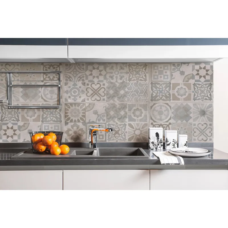 Piastrella in gres porcellanato Design Marmette azzurro 30,2x60,4 cm 1,65 m² Beste Prijs