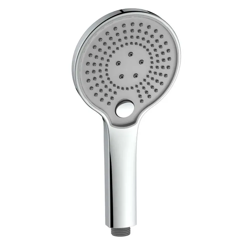 Soffione Doccia Amos cromo-grigio pulsante 3 getti Actieprijs