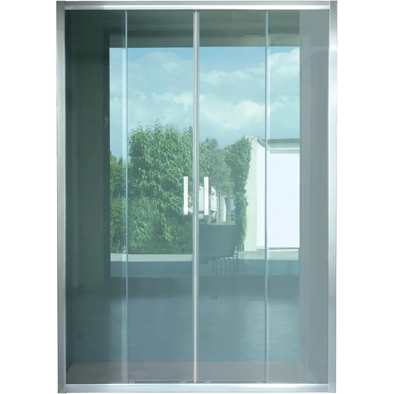 Porta doccia scorrevole 4 ante Orchestra trasparente cromo 137 cm - 141 cm Must-Have