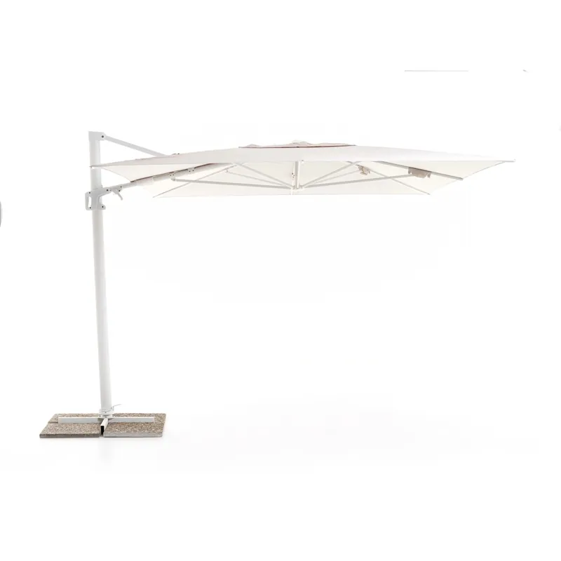 Beste Prijs Ombrellone da giardino palo decentrato retrattile Next 3x4 m Grigio