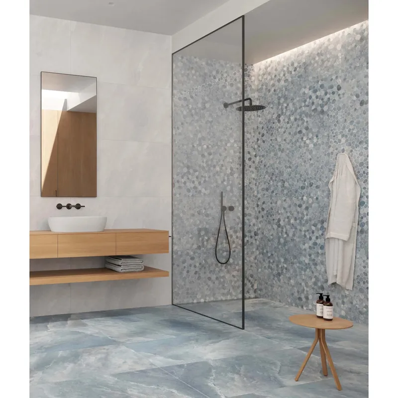Aanbieding Piastrella in gres porcellanato Salt Lago blu 59,6X119,2 cm 1,44 m²