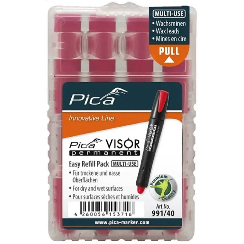 Ricarica per pennarello Pica Visor rosso Favoriet