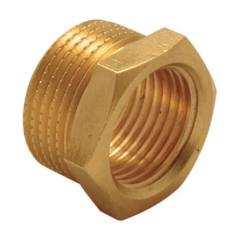 Beste Prijs Riduzione maschio/femmina ottone giallo 3/4" x 1/2"