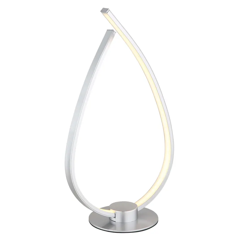 Voordeelprijs Lampada da tavolo in metallo Trina Globo 205x120 mm argento