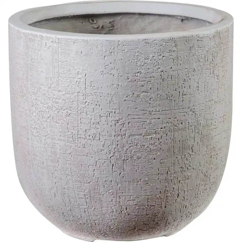 Vaso Alianto rustic white 39 cm Nu Kopen