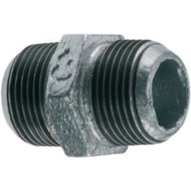 Hete Deal 280 Raccordi filettati in Ghisa Zincata Nipple 3/8"