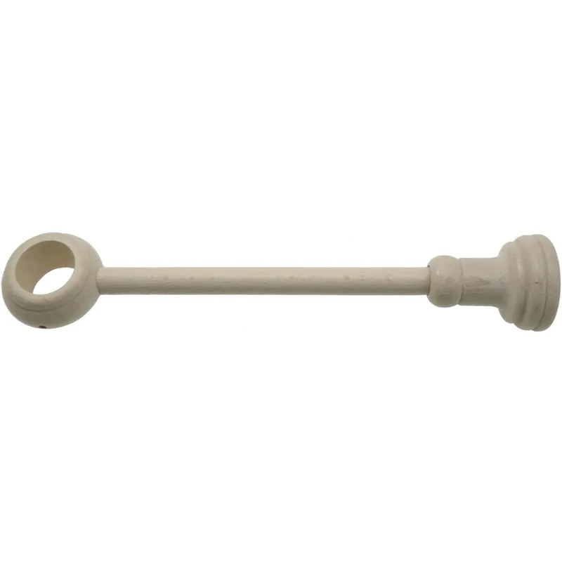 Supporto regolabile parete Ø 28 mm legno sbiancato Beperkte Voorraad