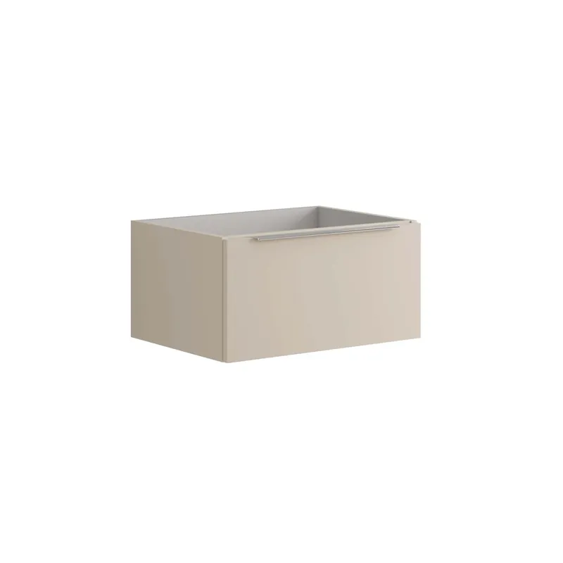 Mobile bagno cassettiera Bali 60 cm 1 cassetto Sabbia Opaco Direct Verzonden