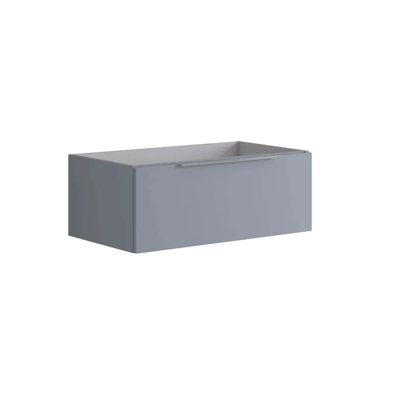 Superprijs Mobile bagno cassettiera Bali 80 cm 1 cassetto Indaco Opaco