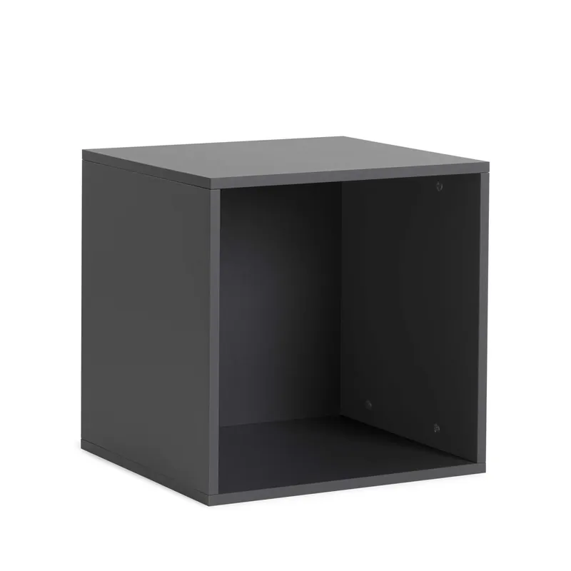Mensola Cubix Format in legno antracite Beperkt Aanbod