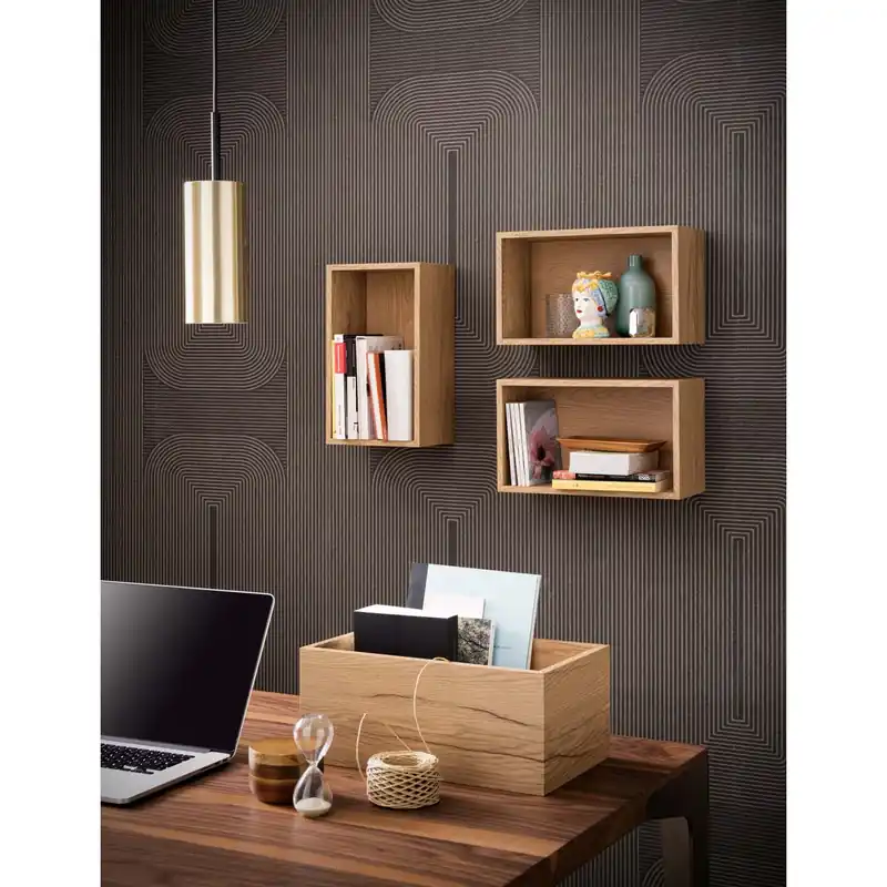 Must-Have Mensola cube Lennon Format truciolato rovere wotan