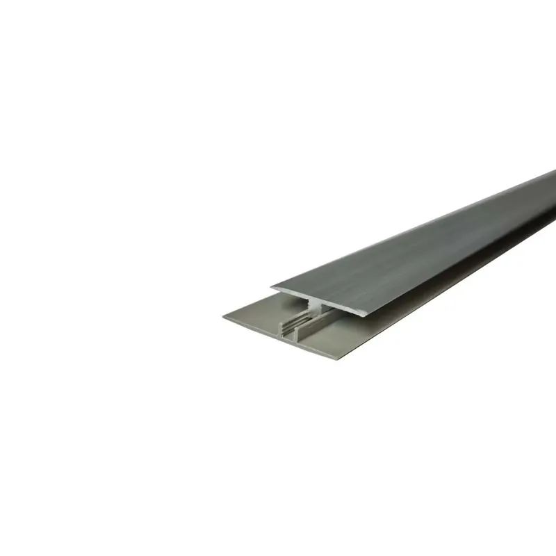 Profilo piatto SPC per pavimentazione Argento anodizzato 2,70 m Beperkt Aanbod
