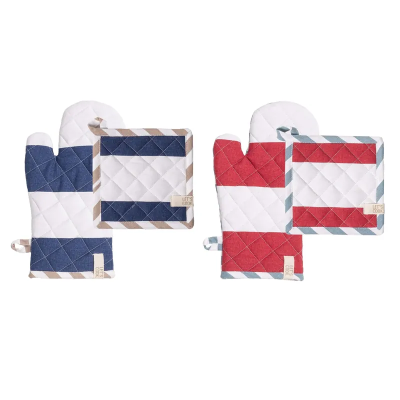 Set Presina e guantone colori assortiti Populair