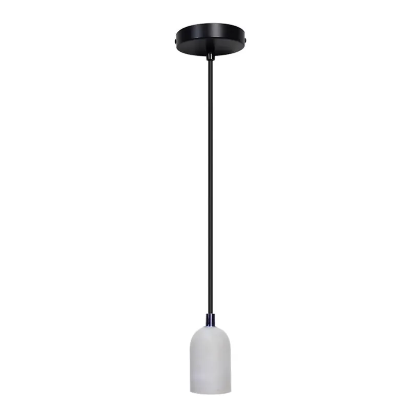 Portalampadina E27 sospeso Cemento grigio 1,5 m max.60W Weekendaanbieding