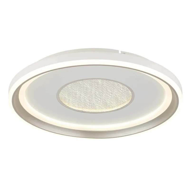 Beste Prijs Plafoniera LED Metallo Bianco 2640 lm 2700-6000 K Ø 48x6,3 cm