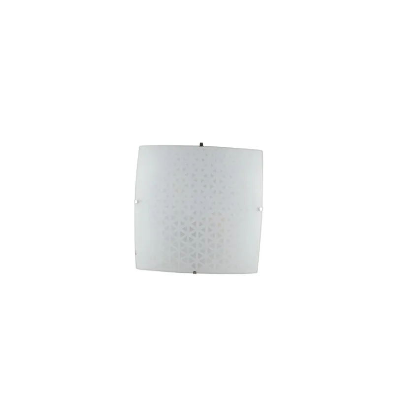 Nu Kopen Plafoniera Maori 2 luci 30x30 cm bianco