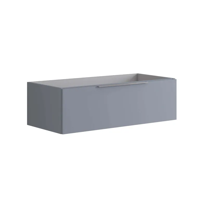 Beperkt Aanbod Mobile bagno cassettiera Bali 100 cm 1 cassetto Indaco Opaco