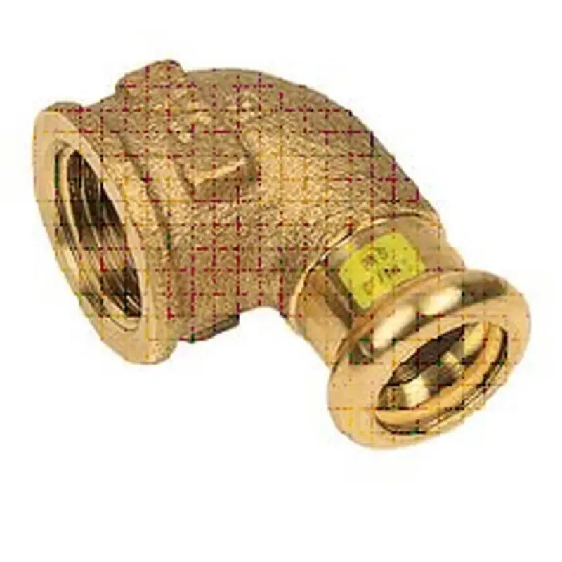 Gomito a 90 gradi in ottone femmina 18x1/2" bq pressione gas Koop Online