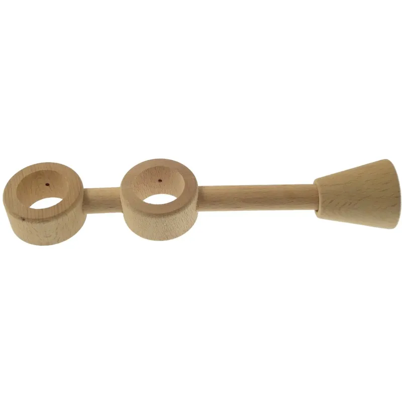 Nieuw Supporto doppio parete Ø 28 mm legno grezzo