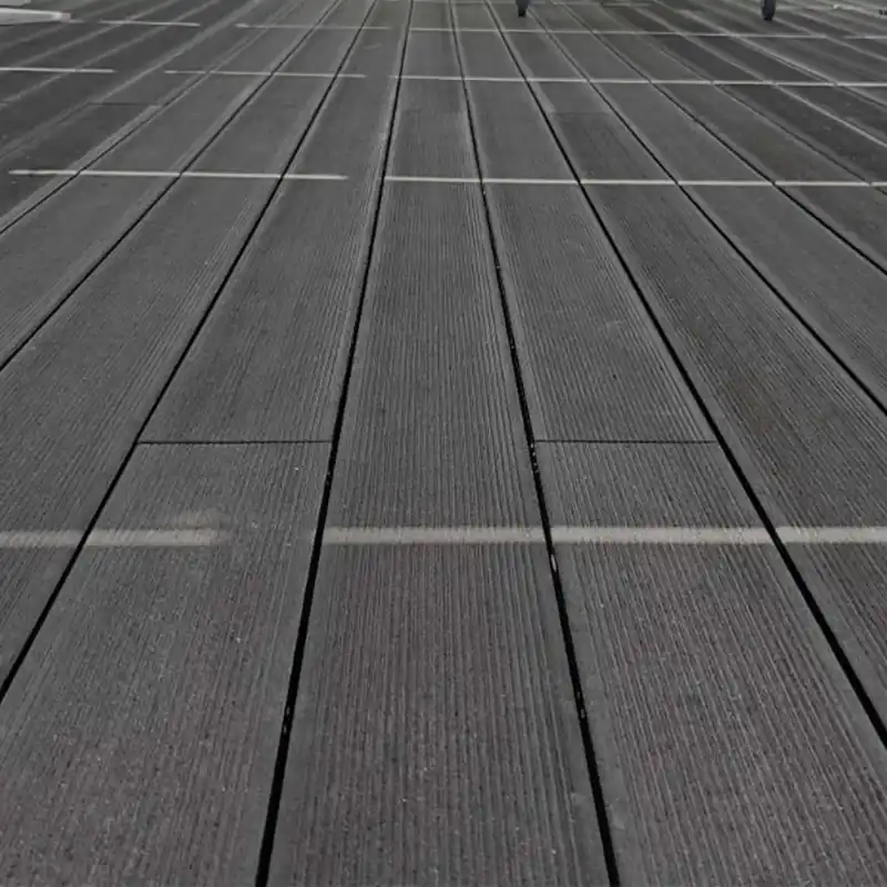 Piastrelle da esterno doga WPC easylife antracite 143x2000 mm Nieuw