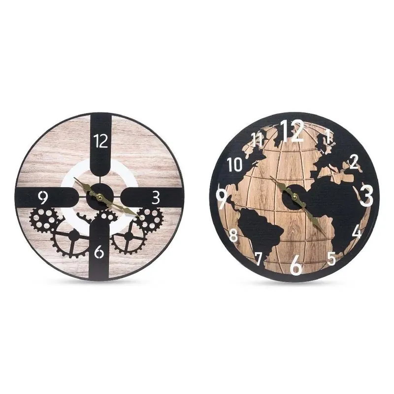 Nu Kopen Orologio da parete mdf Ø33 cm in confezione termoretratta