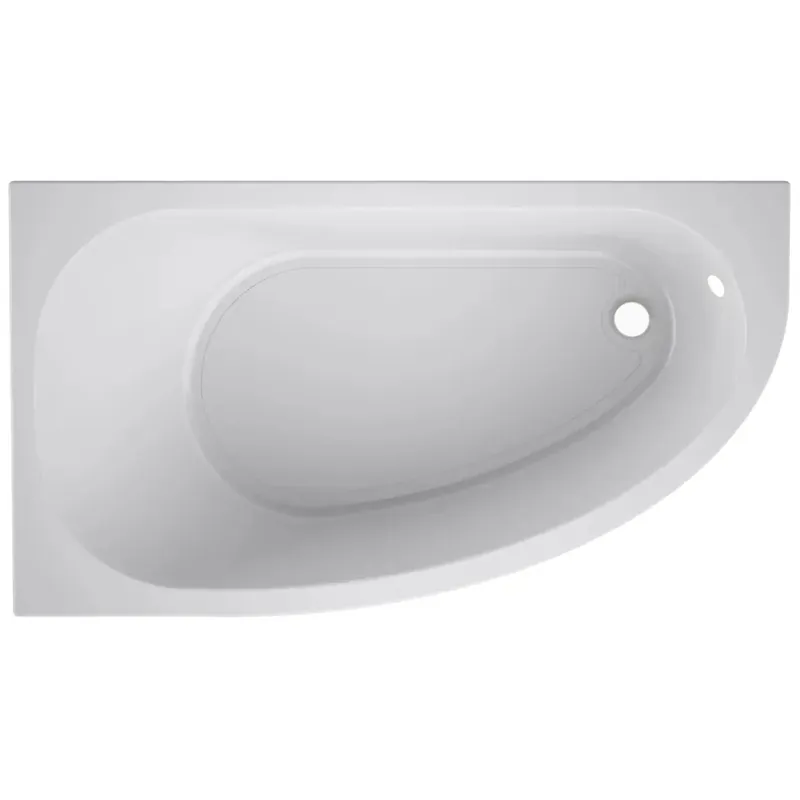 Rechtstreeks Van De Fabrikant Vasca acrilica Alba versione sinistra 160x90 cm bianco