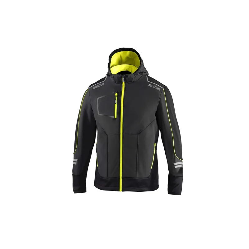 Giacca Softshell tecnico tre strati york tg XXL grigio scuro Beperkte Voorraad