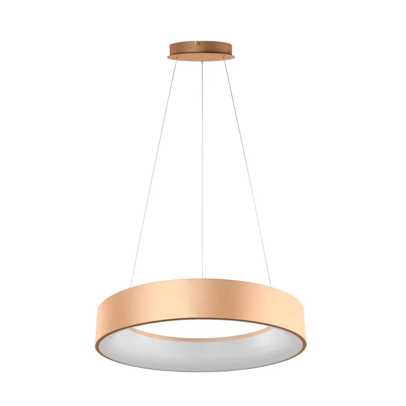 Lampadario a sospensione LED Noah 8000lm 60W CCT 60x10x150 cm oro Bestseller